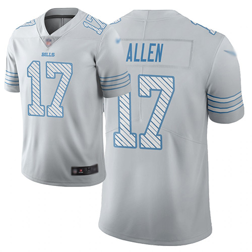 Men Buffalo Bills #17 Josh Allen Limited White City Edition NFL Jersey->buffalo bills->NFL Jersey